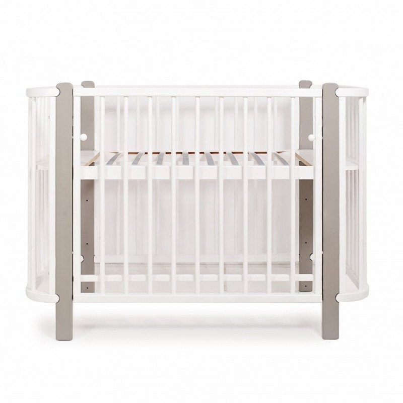 Ліжко Twins Luno L100-LU-02, біло/сірий, білий/сірий