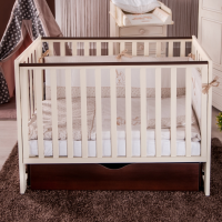 Дитяче ліжко Twins Pinocchio 120x60 см слонова кістка