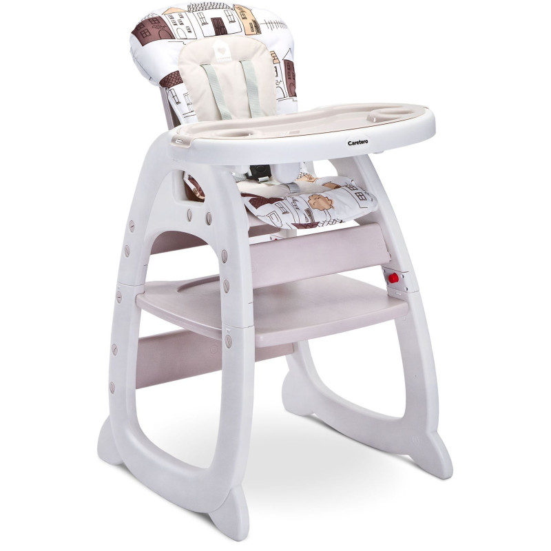 Стільчик трансформер для годування Caretero Homee Beige