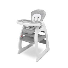 Стільчик трансформер для годування Caretero Homee Grey