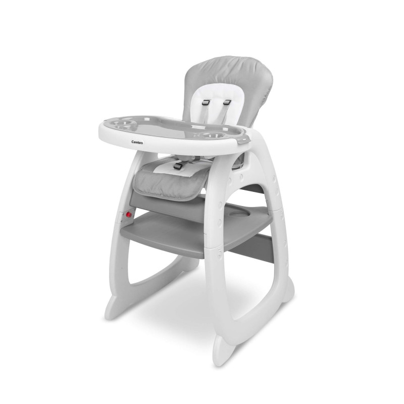 Стільчик трансформер для годування Caretero Homee Grey