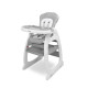 Стільчик трансформер для годування Caretero Homee Grey