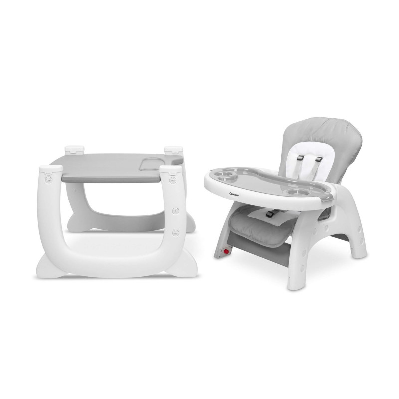 Стільчик трансформер для годування Caretero Homee Grey