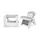 Стільчик трансформер для годування Caretero Homee Grey