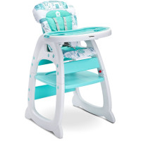 Стільчик трансформер для годування Caretero Homee Mint