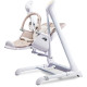 Стільчик для годування + качель 2 в 1 Caretero Indigo Beige