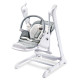 Стільчик для годування + качель 2 в 1 Caretero Indigo Grey