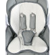 Стільчик для годування + качель 2 в 1 Caretero Indigo Grey