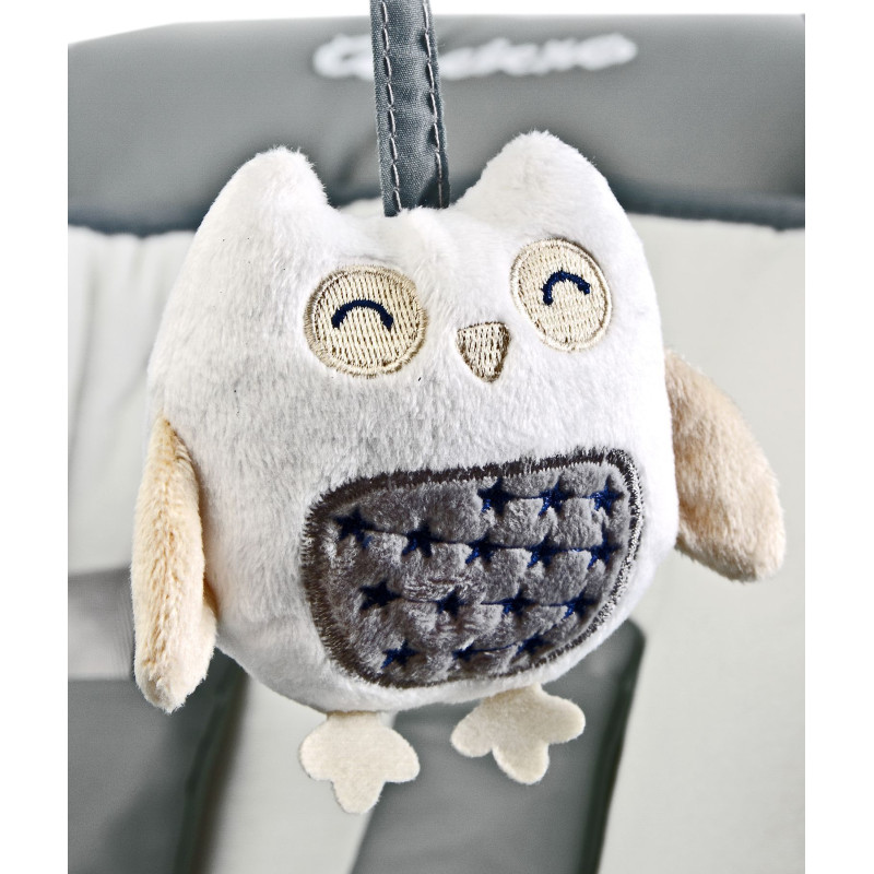 Стільчик для годування + качель 2 в 1 Caretero Indigo Grey