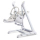 Стільчик для годування + качель 2 в 1 Caretero Indigo Light Grey