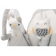 Стільчик для годування + качель 2 в 1 Caretero Indigo Light Grey