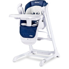 Стільчик для годування + качель 2 в 1 Caretero Indigo Navy