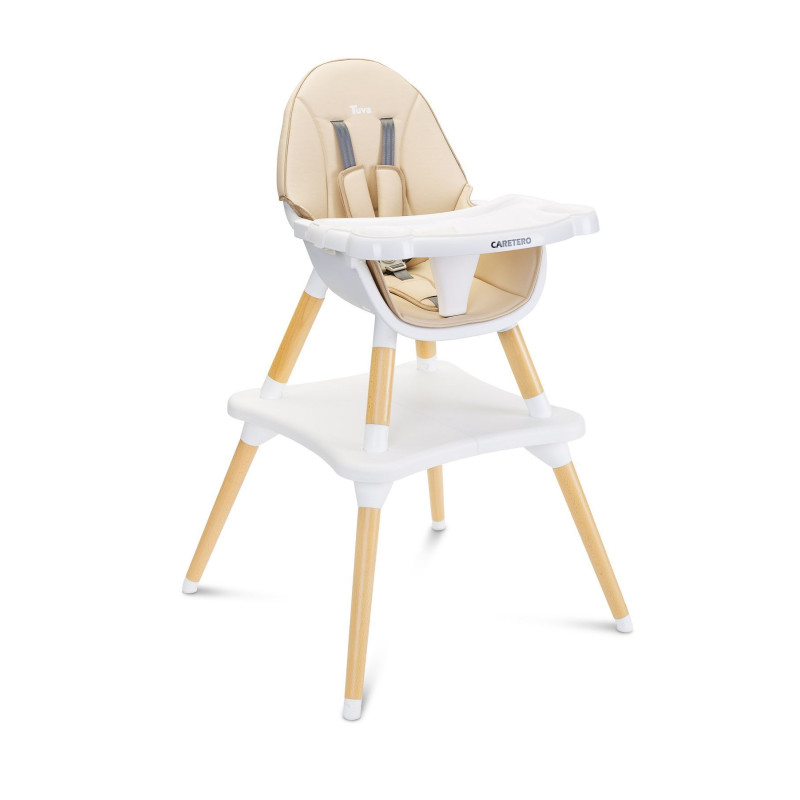 Стільчик для годування Caretero Tuva Beige
