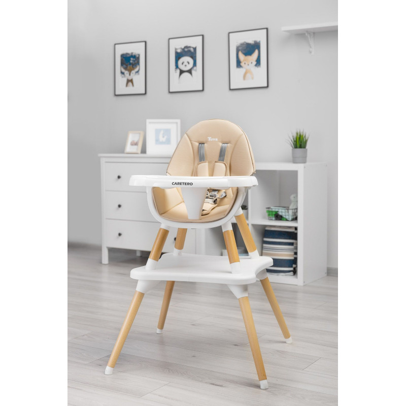 Стільчик для годування Caretero Tuva Beige