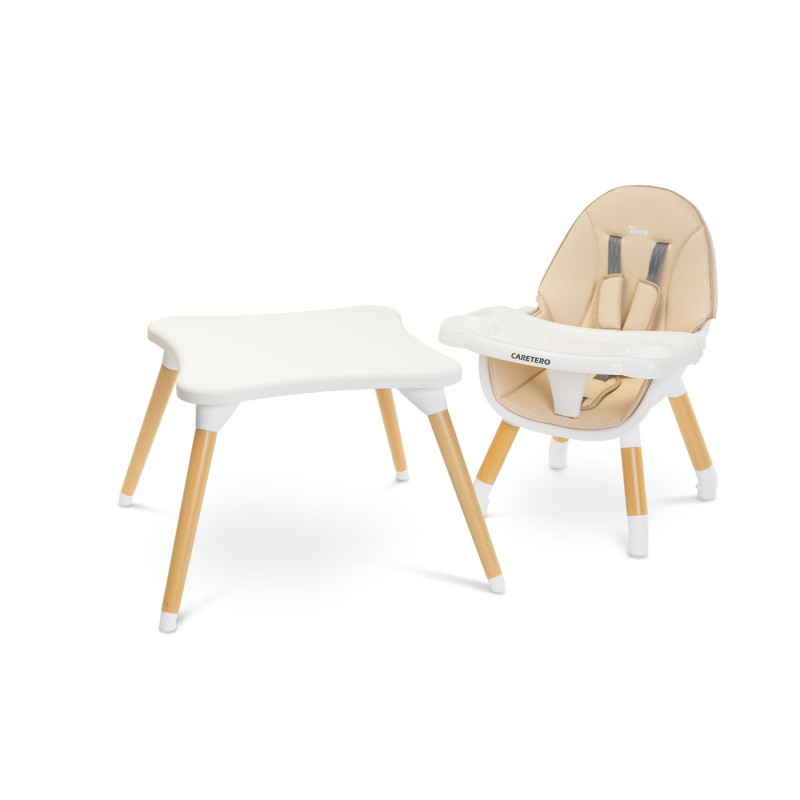 Стільчик для годування Caretero Tuva Beige