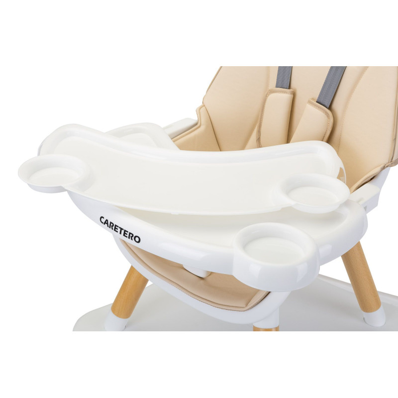 Стільчик для годування Caretero Tuva Beige