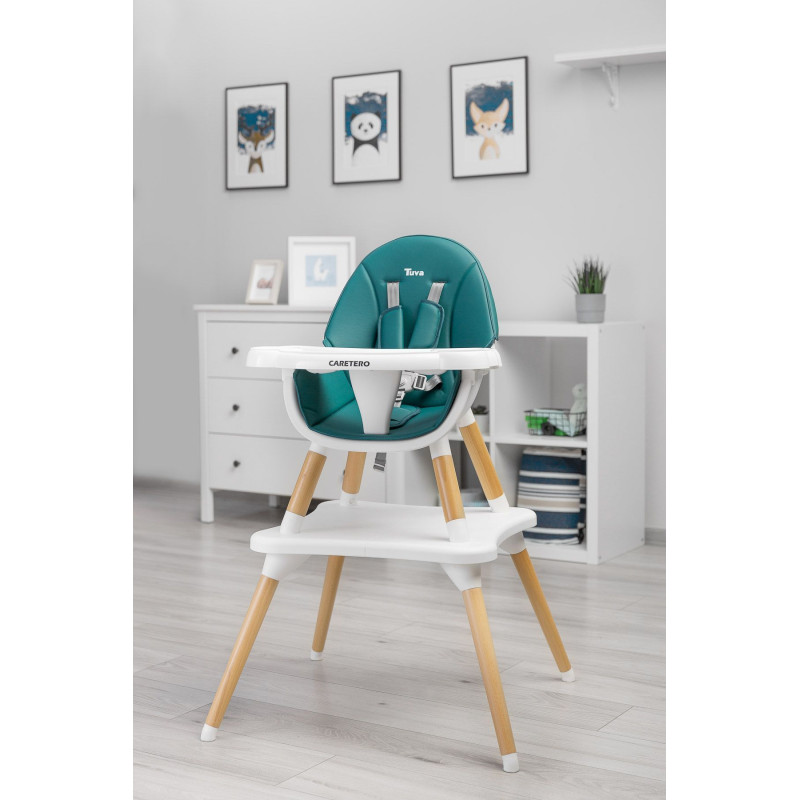 Стільчик для годування Caretero Tuva Dark Green