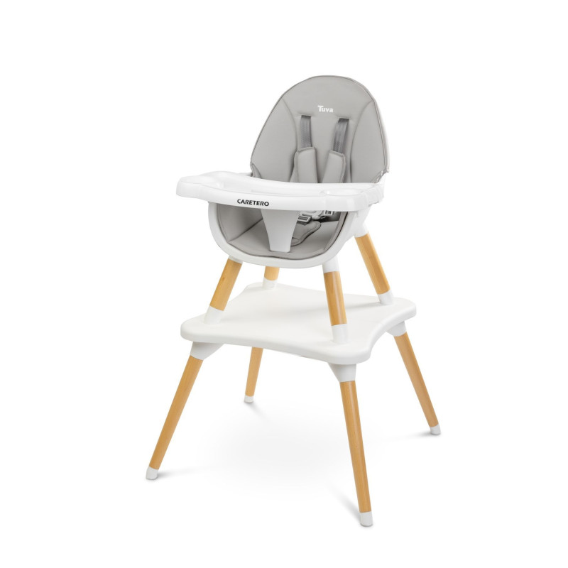Стільчик для годування Caretero Tuva Grey