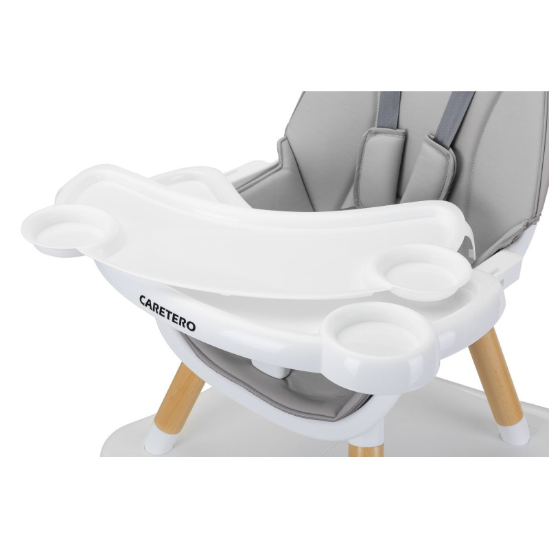 Стільчик для годування Caretero Tuva Grey