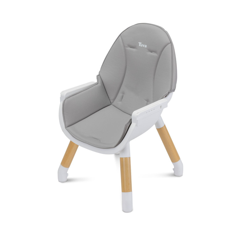 Стільчик для годування Caretero Tuva Grey