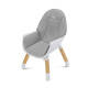 Стільчик для годування Caretero Tuva Grey