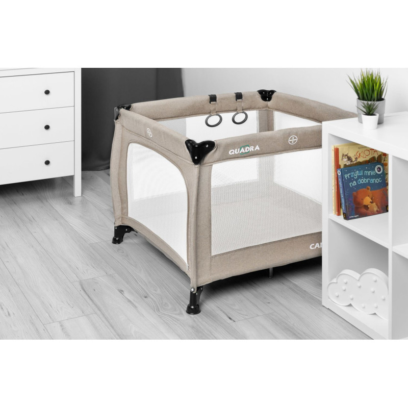 Манеж Caretero Quadra Brown
