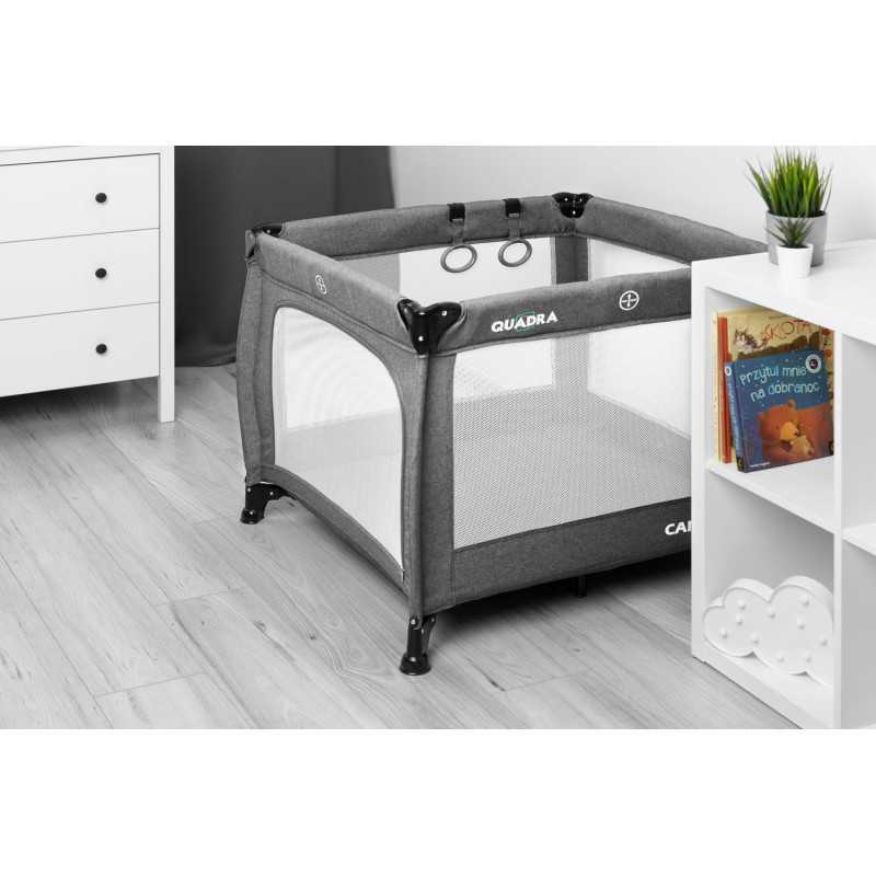 Манеж Caretero Quadra Grey