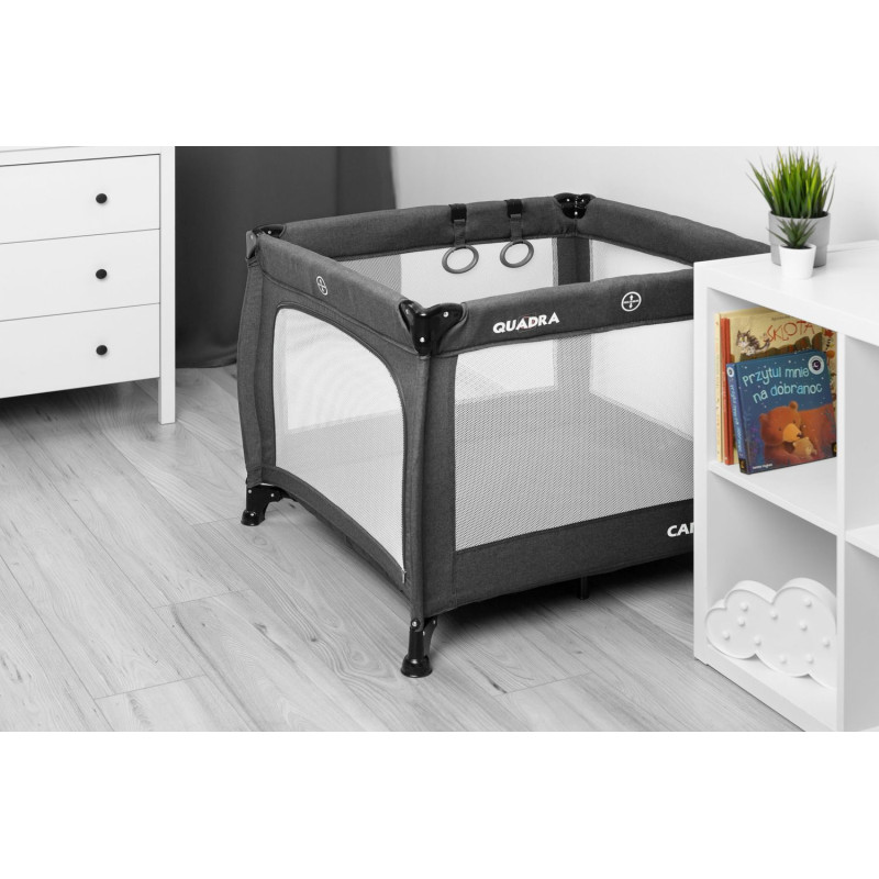 Манеж Caretero Quadra Graphite