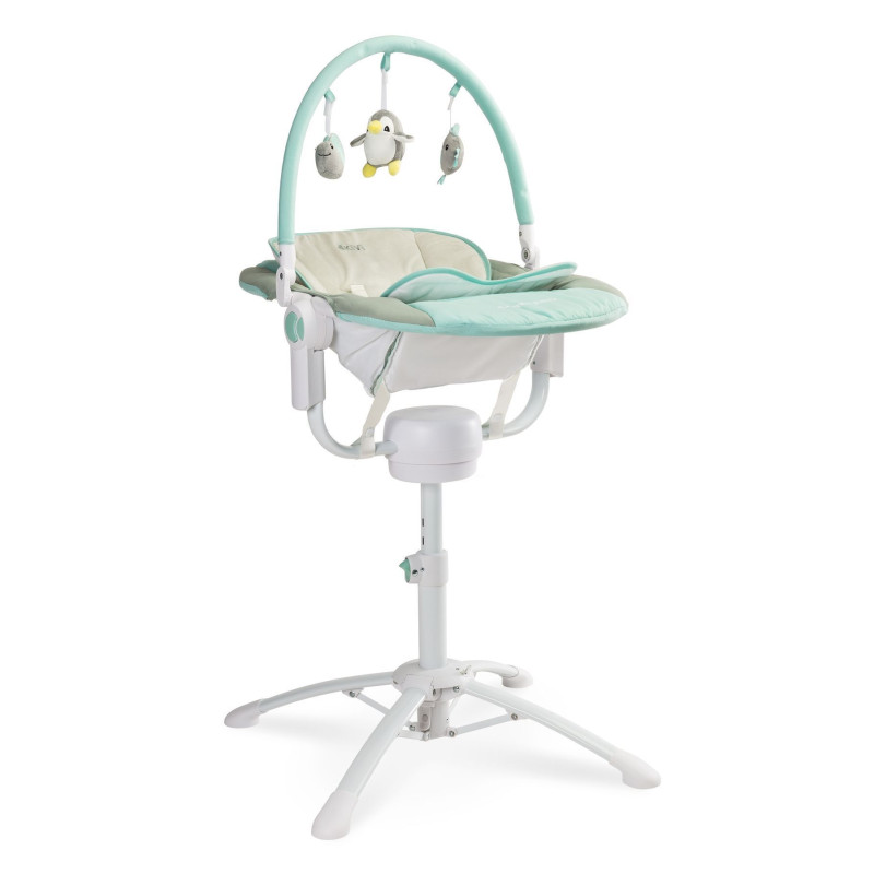 Стільчик, шезлонг-гойдалка 3 в 1 Caretero Kivi Blue