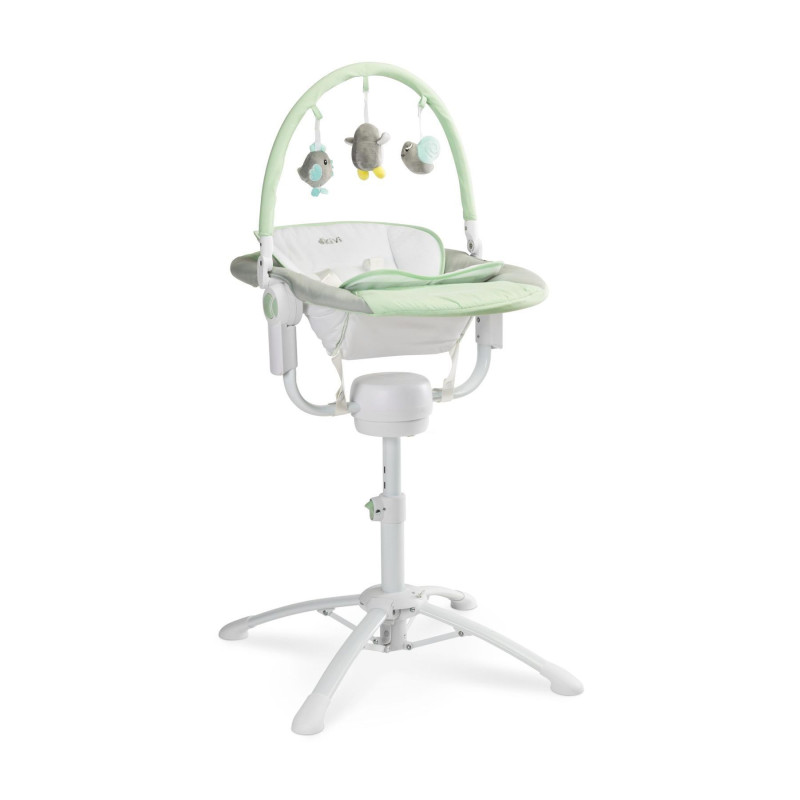 Стільчик, шезлонг-гойдалка 3 в 1 Caretero Kivi Mint