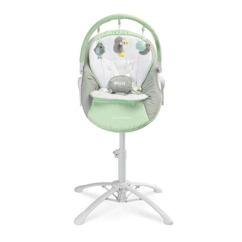 Стільчик, шезлонг-гойдалка 3 в 1 Caretero Kivi Mint