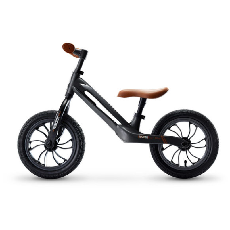Біговел дитячий Qplay RACER із надувними колесами Black brown