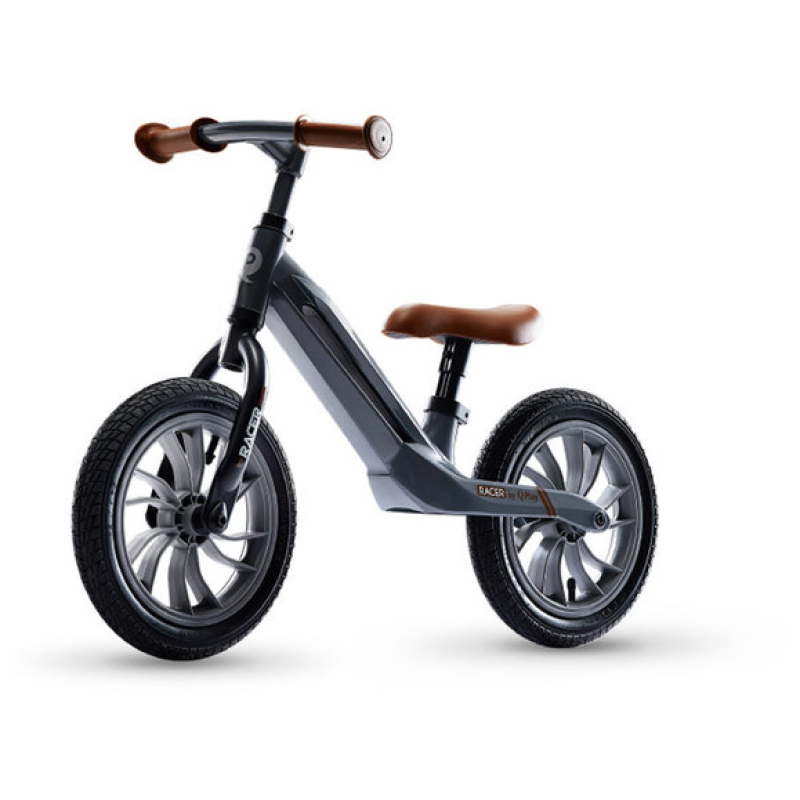 Біговел дитячий Qplay RACER із надувними колесами Black brown
