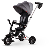 Велосипед складаний триколісний дитячий Qplay Nova Air Grey