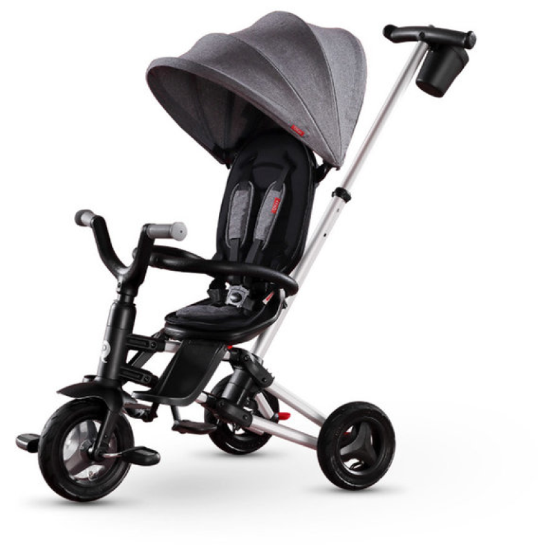 Велосипед складаний триколісний дитячий Qplay Nova Air Grey