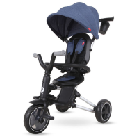 Велосипед складаний триколісний дитячий Qplay Nova EVA Blue