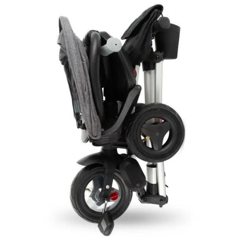 Велосипед складаний триколісний дитячий Qplay Nova EVA Grey