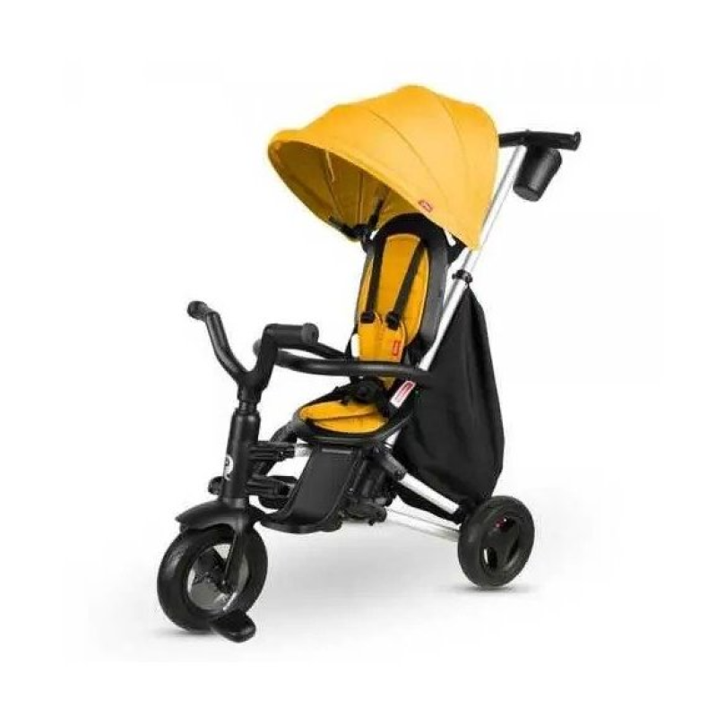 Велосипед складаний триколісний дитячий Qplay Nova+ Rubber Desert Yellow