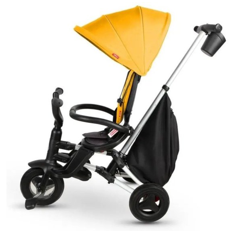 Велосипед складаний триколісний дитячий Qplay Nova+ Rubber Desert Yellow