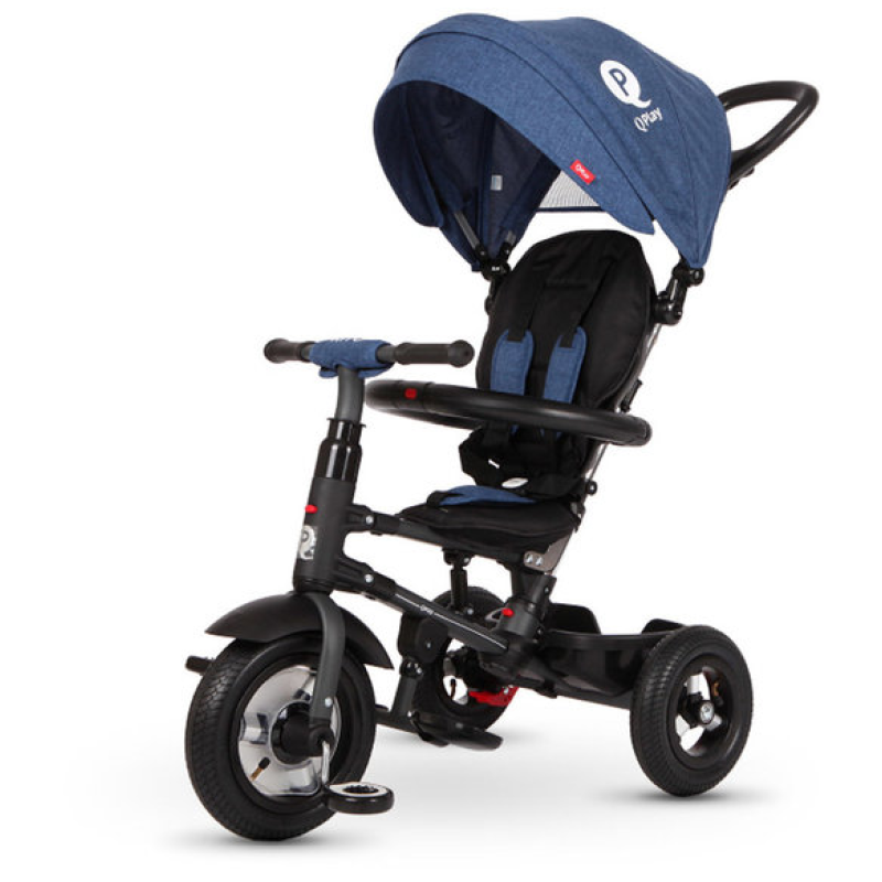 Велосипед складаний триколісний дитячий Qplay RITO AIR Blue