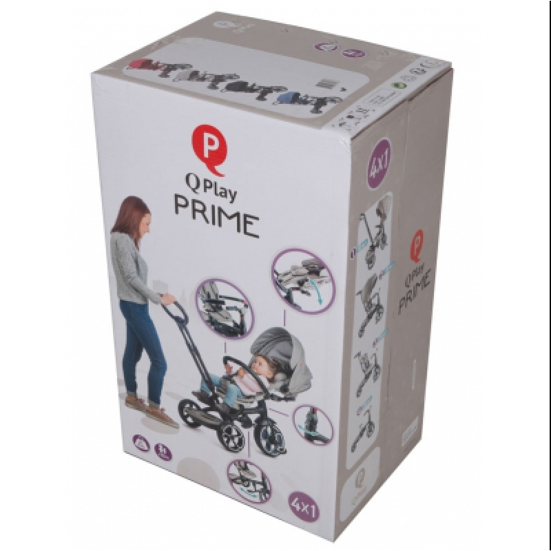 Велосипед триколісний дитячий Qplay Prime Grey