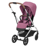 Коляска Cybex Eezy S Twist+ 2 SLV B Magnolia Pink purple (з бампером)