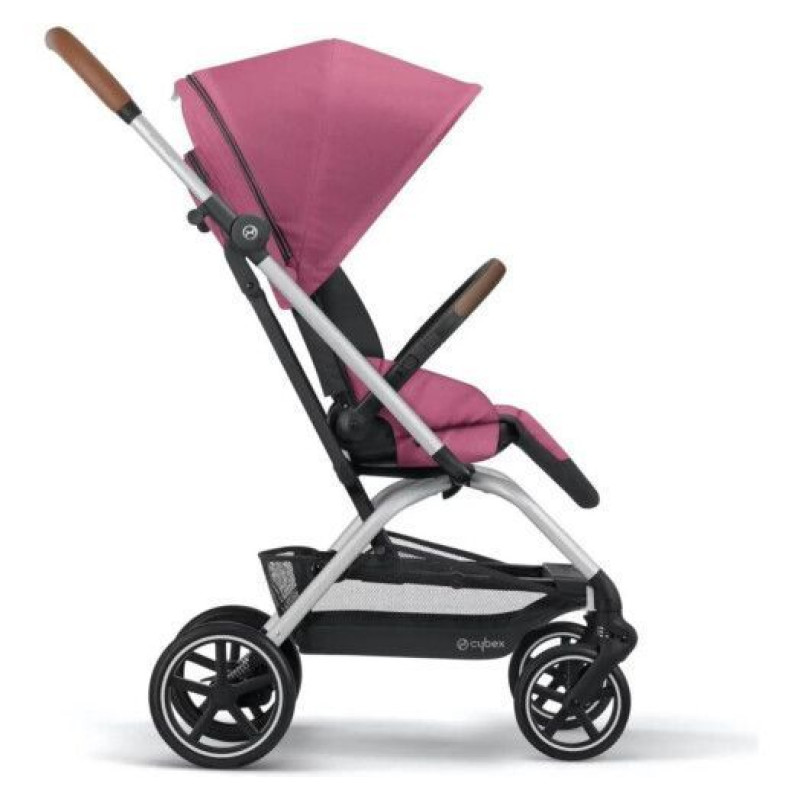 Коляска Cybex Eezy S Twist+ 2 SLV B Magnolia Pink purple (з бампером)
