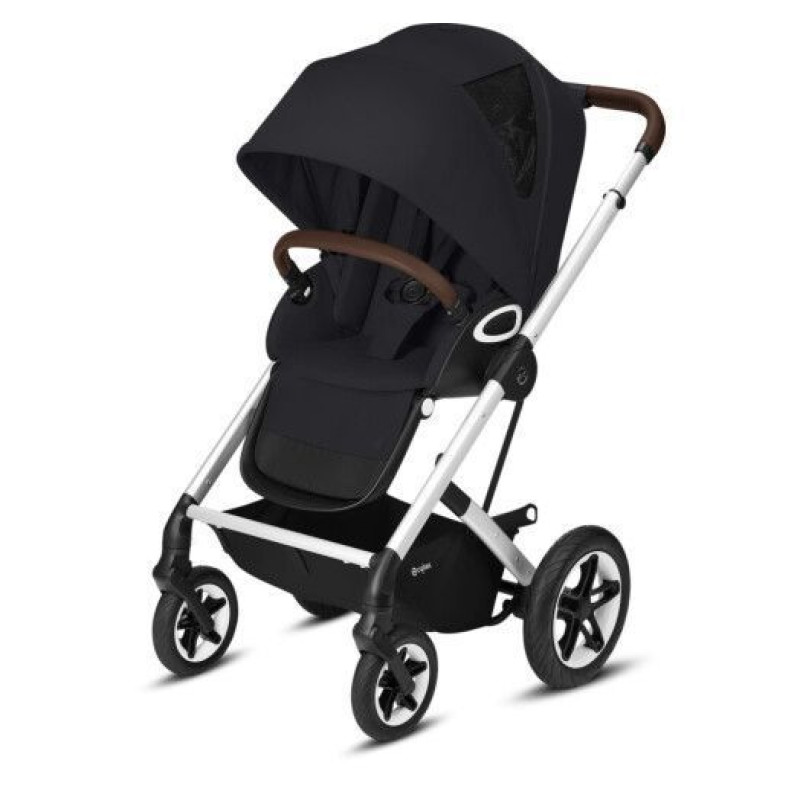 Коляска Cybex Talos S Lux SLV Deep Black black (з бампером)