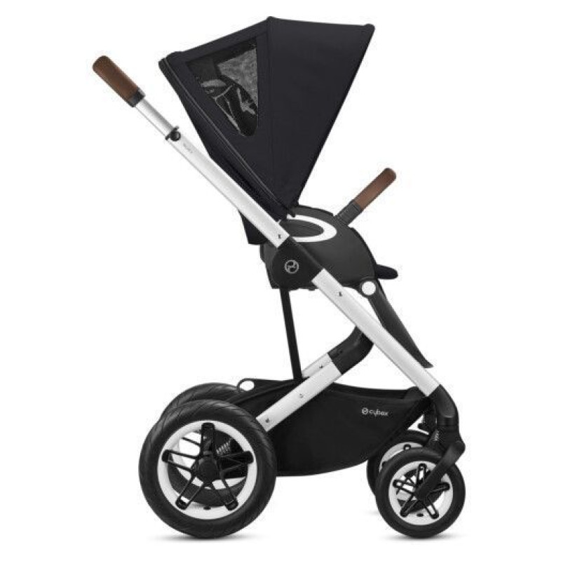 Коляска Cybex Talos S Lux SLV Deep Black black (з бампером)
