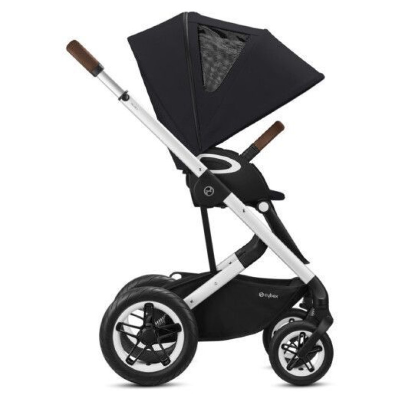 Коляска Cybex Talos S Lux SLV Deep Black black (з бампером)