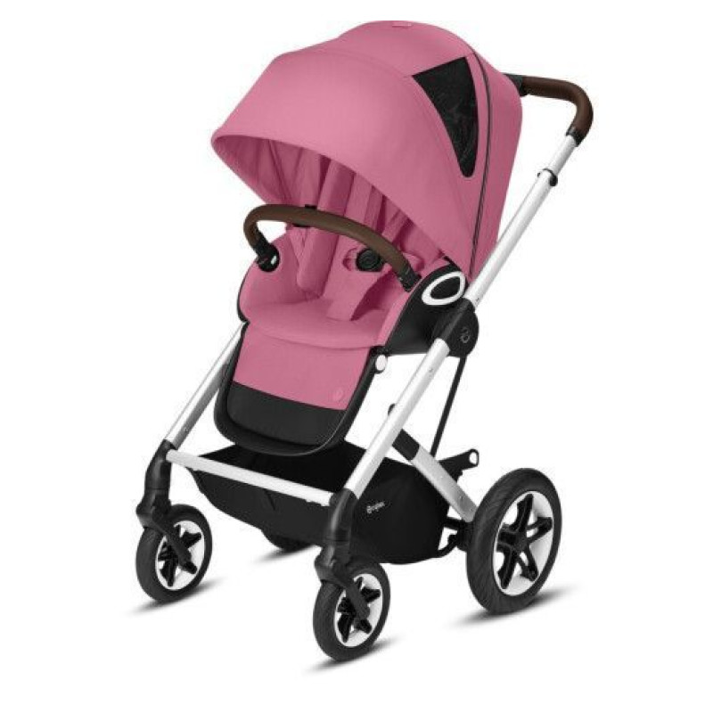 Коляска Cybex Talos S Lux SLV Magnolia Pink (з бампером)