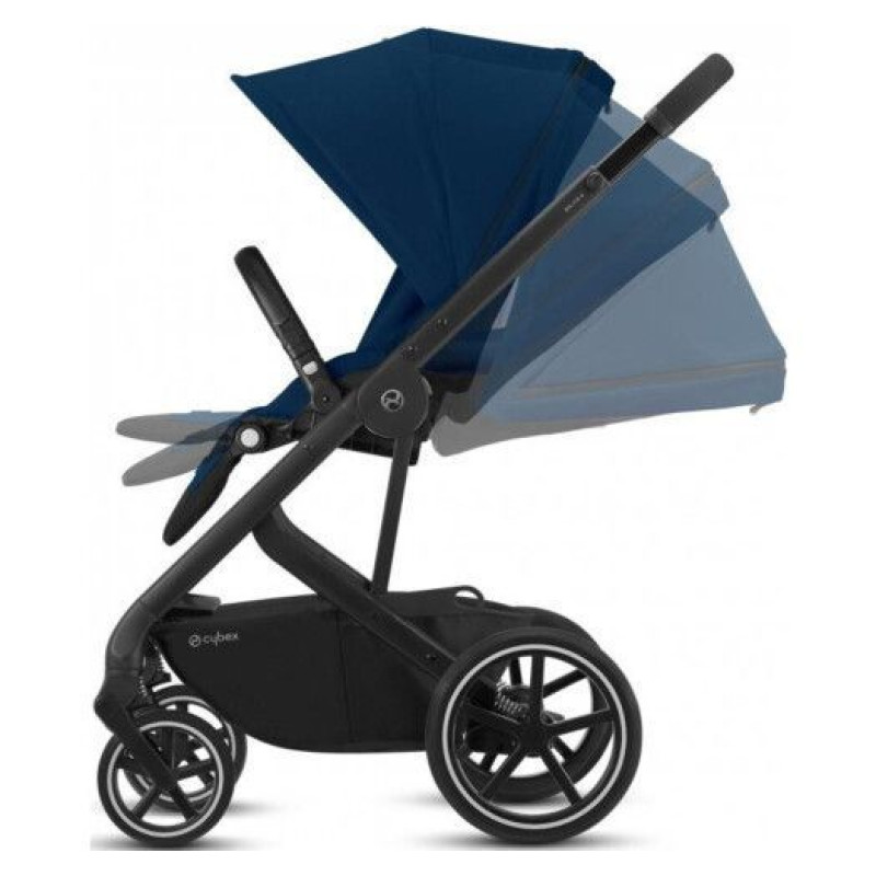 Коляска Cybex Talos S River Blue turquoise (з бампером)