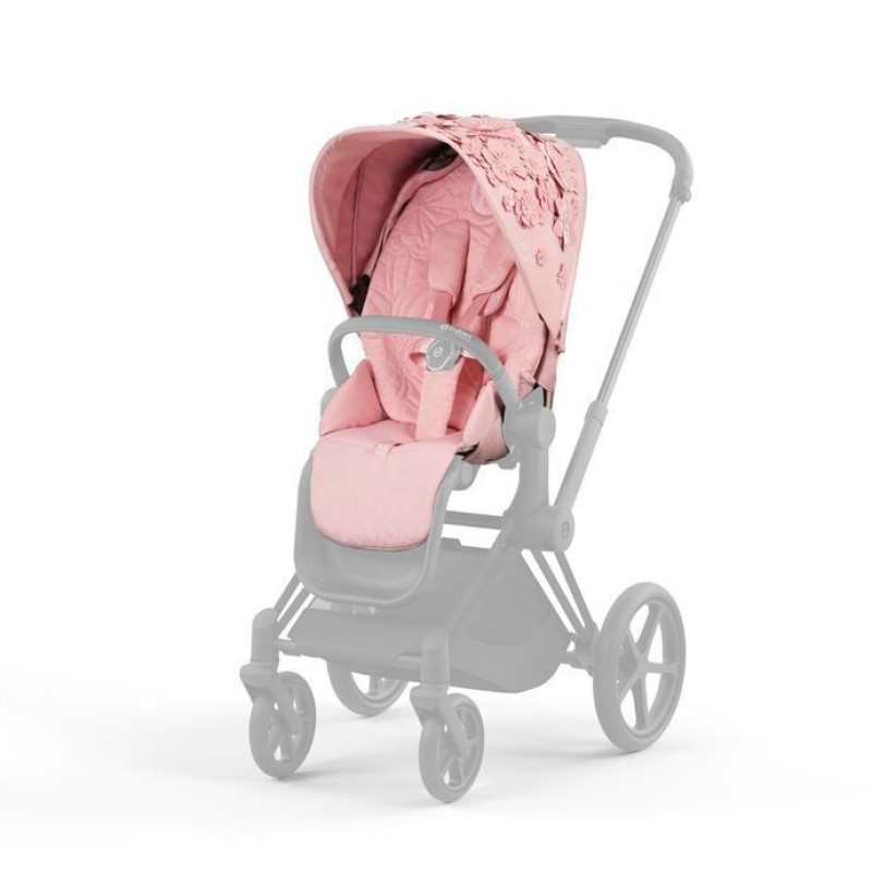 Чохол тканинний для прогулянкового блоку Cybex Priam Simply Flowers Pink