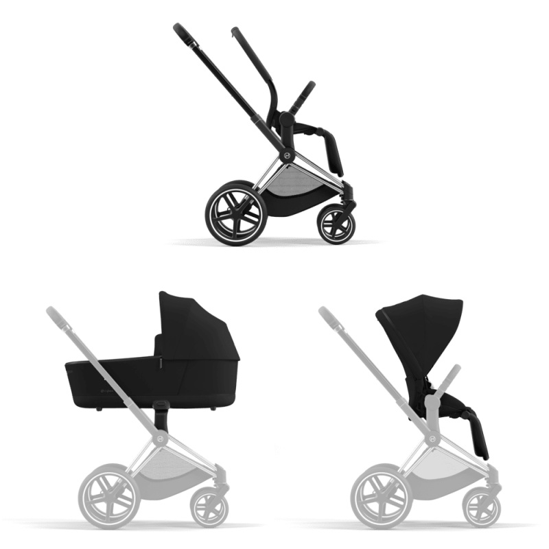 Шассі Cybex Priam & каркас LS RBA Chrome Black